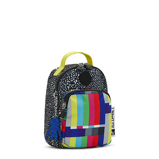 Kipling Alber MTV 3-in-1 Convertible Mini Bag Backpacks MTV Static | AU 1538ZU